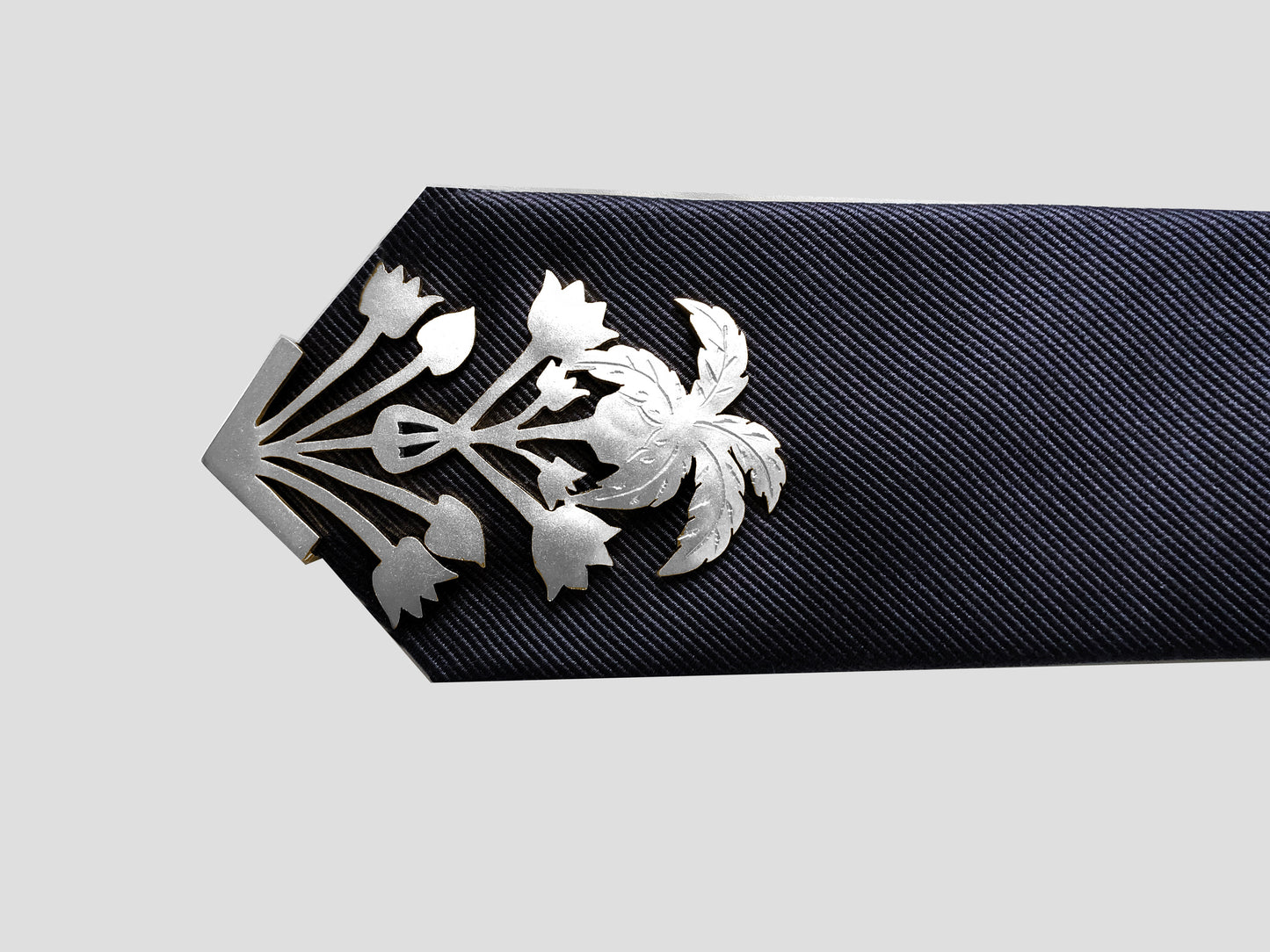 Tropico Textured Tie - Silver