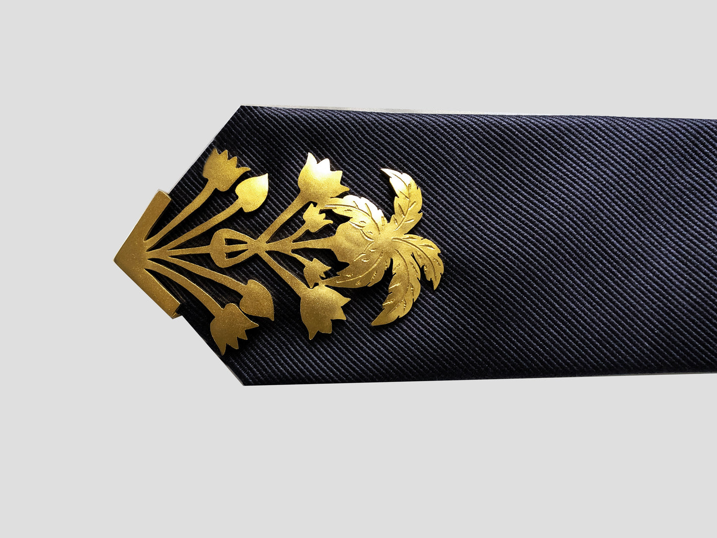 Tropico Textured Tie - Gold